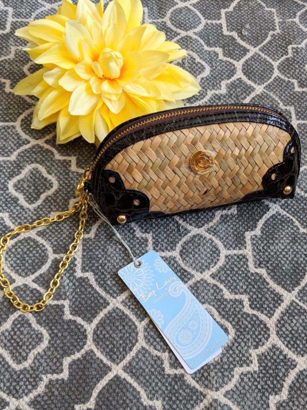 *MUD PIE Sunglasses Hard Case Wristlet